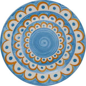 Světle modré dezertní porcelánové talíře v sadě 6 ks ø 19, 5 cm Tangeri blue – Villa Altachiara obraz