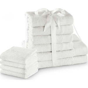 Bílé froté bavlněné ručníky a osušky v sadě 10 ks Amari – AmeliaHome obraz