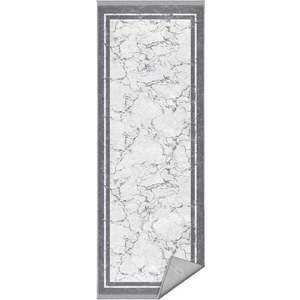 Bílo-šedý koberec běhoun 80x200 cm – Mila Home obraz