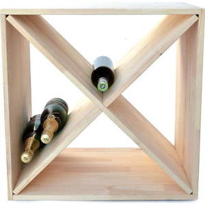 Regál na víno z borovicového dřeva v přírodní barvě na 24 lahví – Bonami Essentials obraz