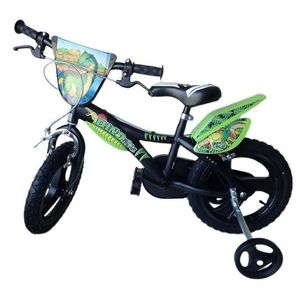 Dino Bikes Dětské kolo 14, HiTech ocel, zelené/černé obraz