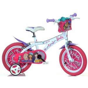 Dino Bikes Dětské kolo Barbie 16 - růžové obraz