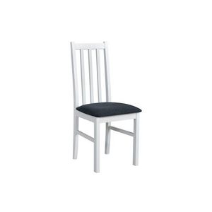 DREWMIX Jídelní židle z masivu BACH 10, bílá 96 43x94x40 bílá obraz
