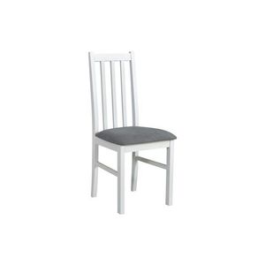 DREWMIX Jídelní židle z masivu BACH 10, bílá 90 43x94x40 bílá obraz
