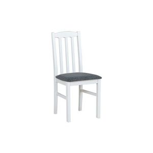 DREWMIX Jídelní židle z masivu BACH 12, bílá 96 43x95x40 bílá obraz