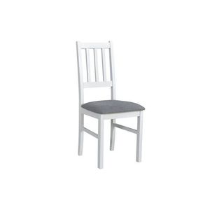 DREWMIX Jídelní židle z masivu BACH 4, bílá 90 43x90x40 bílá obraz