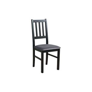 DREWMIX Jídelní židle z masivu BACH 4, černá 22 43x90x40 černá obraz