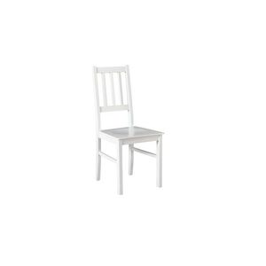 DREWMIX Jídelní židle z masivu BACH 4, bílá 43x94x40 bílá obraz