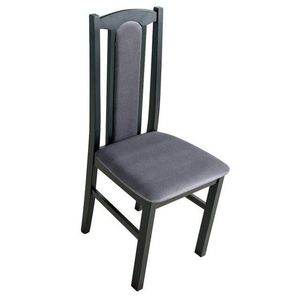 DREWMIX Jídelní židle z masivu BACH 4, černá 22 43x96x40 černá obraz