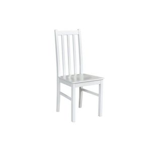 DREWMIX Jídelní židle z masivu BACH 10 D, bílá 43x94x40 bílá obraz