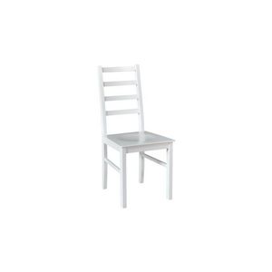 DREWMIX Jídelní židle z masivu NIKO 8 D, bílá 43x90x40 bílá obraz