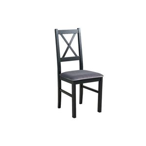 DREWMIX Jídelní židle z masivu NIKO 10, černá 22 43x90x40 černá obraz