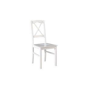 DREWMIX Jídelní židle z masivu NIKO 11 D, bílá 43x90x40 bílá obraz