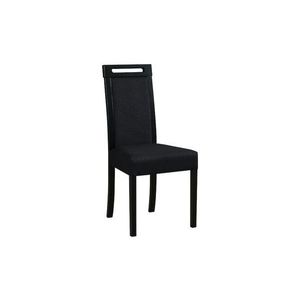 DREWMIX Židle z masivu RIO 5, černá 100 46x96x41 černá obraz