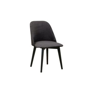 DREWMIX Čalouněná židle z masivu MOLO 3, černá 97 45x82x45 černá obraz