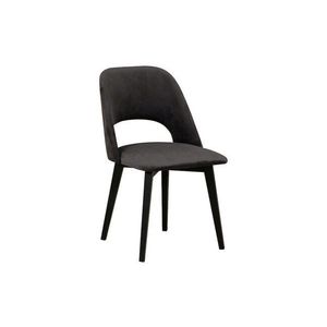DREWMIX Čalouněná židle z masivu MOLO 4, černá 20 45x82x45 černá obraz