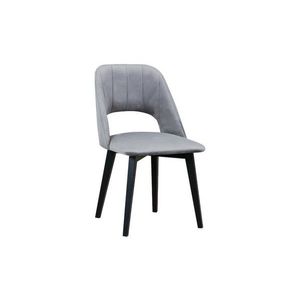 DREWMIX Čalouněná židle z masivu MOLO 4 PP, černá 91 45x82x45 černá obraz