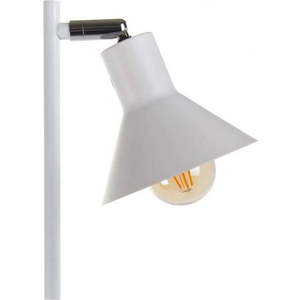 Bílá stojací lampa (výška 143 cm) Simplico – Ixia obraz