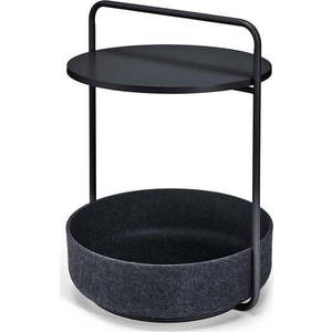 Kulatý odkládací stolek ø 50 cm Tavolino Black – MiaCara obraz