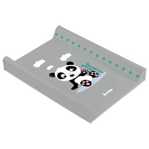 Přebalovací podložka KAHUI, šedá s pandou obraz