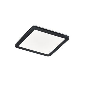 Čtvercový LED panel černý 30 cm vč. LED 3-krokové stmívání - Lope obraz