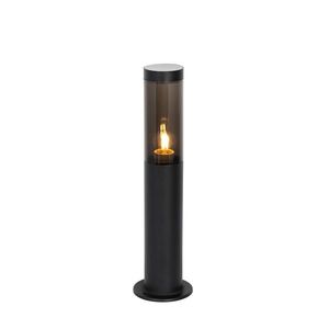 Moderní venkovní sloupková lampa černá 45 cm IP44 - Rox obraz