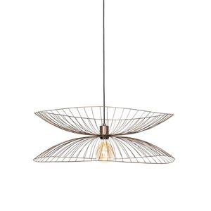 Designová závěsná lampa bronzová 66 cm - Pua obraz