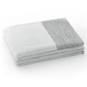 Bavlněný ručník AmeliaHome Aria stříbrný, velikost 50x90 obraz