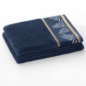 Bavlněný ručník AmeliaHome Pavos modrý, velikost 50x90 obraz
