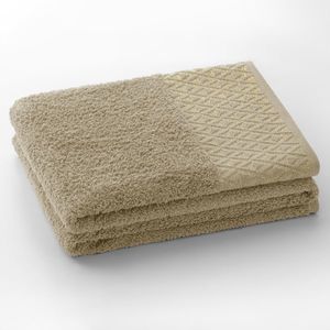Bavlněný ručník DecoKing Andrea béžový, velikost 50x90 obraz