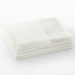 Bavlněný ručník DecoKing Andrea bílý, velikost 50x90 obraz