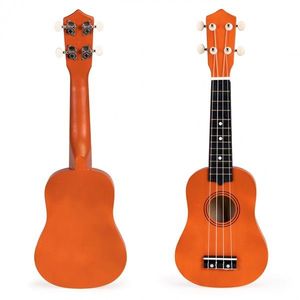 ECOTOYS Dětské ukulele ZOE hnědé obraz