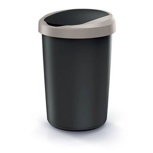 Prosperplast Odpadkový koš COMPACTO 40 L černý/hnědý obraz