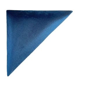 čalouněný panel 2ks, 30x30cm Trojúhelník, Tmavě Modrá obraz