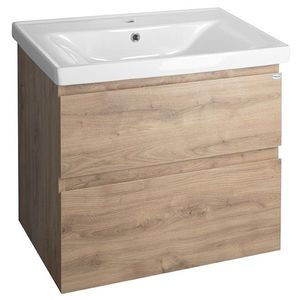 AQUALINE ALTAIR umyvadlová skříňka 67x60x45cm, dub emporio AI370 obraz