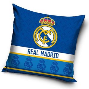 Carbotex Povlak na polštářek Real Madrid Blue Shields, 40 x 40 cm obraz