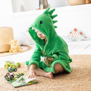Dětský župan dinosaurus s kapucí obraz