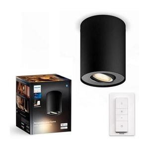 Philips Philips - LED Stmívatelné bodové svítidlo Hue PILLAR 1xGU10/4, 2W/230V + DO černá obraz