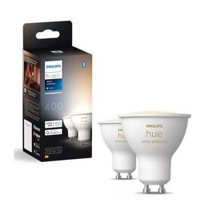 Philips SADA 2x LED Stmívatelná žárovka Philips Hue WHITE AMB. GU10/4, 2W/230V 2200-6500K obraz