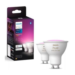 Hue sada 2x LED žárovka WACA GU10 4, 2W 400lm 2000K-6500K RGB CRI80 IP20 obraz