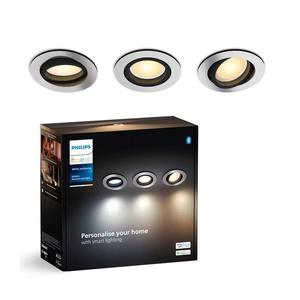 Philips Philips-SADA 3xLED Stmívatelné podhledové svítidlo Hue MILLISKIN 1xGU10/4, 2W/230 obraz