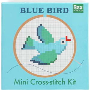 Kreativní sada Cross-stitch Kit Blue Bird – Rex London obraz