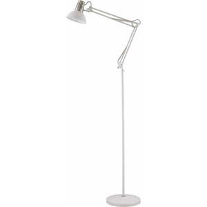 Bílá stojací lampa s kovovým stínidlem Artemia F – GTV obraz