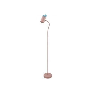 Světle modro-růžová stojací lampa s kovovým stínidlem (výška 133, 5 cm) Mouse – GTV obraz