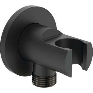 Matně černý kovový držák na sprchovou hlavici Silk Black – Ideal Standard obraz