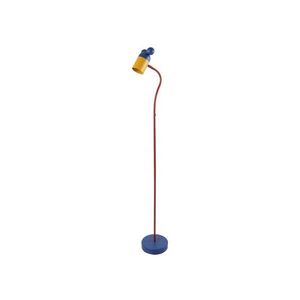 Modrá stojací lampa s kovovým stínidlem (výška 133, 5 cm) Mouse – GTV obraz