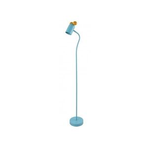 Světle modrá stojací lampa s kovovým stínidlem (výška 133, 5 cm) Mouse – GTV obraz