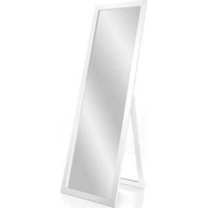 Stojací zrcadlo v bílém rámu Styler Sicilia, 46 x 146 cm obraz