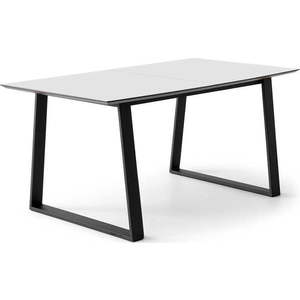 Bílý rozkládací jídelní stůl s bílou deskou 90x165 cm Meza – Hammel Furniture obraz