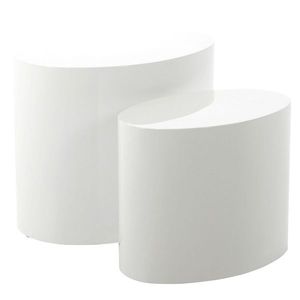 Set konferenčních stolků MICE bílá, 2 ks obraz